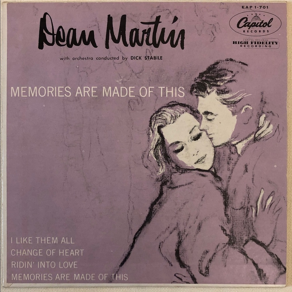 Dean Martin Vinyl 45 Record Memories Are Made of This